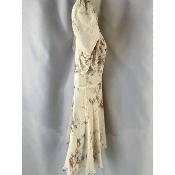 LoveShackFancy Cora Cream Floral Boho Mini Dress $425 - Picture 11 of 14